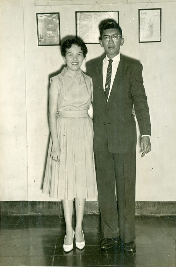 Peter and Mercy Lee, formally posed